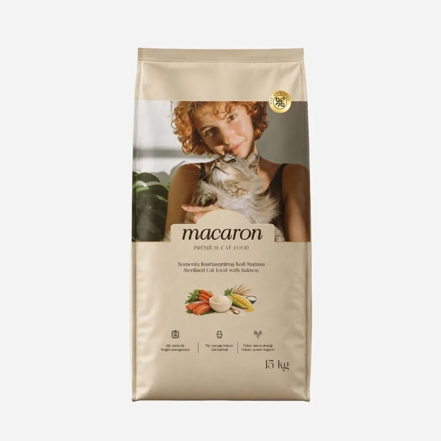 Somonlu Kısırlaştırılmış Kedi Maması 15 kg