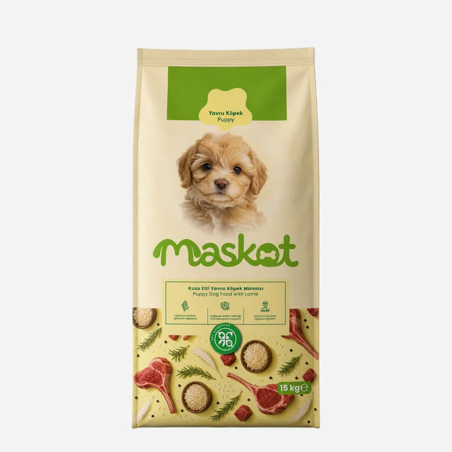 Kuzu Etli Yavru Köpek Maması 15 kg